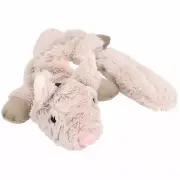 Set of 3 Plush Soft Unstuffed Chipmunk, Skunk & Rabbit Dog Toy With Squeak