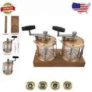 Fishing-Inspired Manual Salt & Pepper Mills with Corrosion Resistant Features