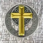 WESTERN CHRISTIAN CROSS CONCHO CON930-B