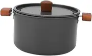 MYCENSE Camping Stockpot Camping Cookware Stock Pot Soup Pot Saucepan Round Camping Pot Stock Pot with Lid for Kitchen Outdoor Hiking, 2.8L