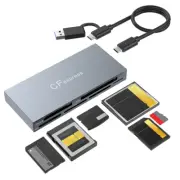 6 in 1 Cfexpress Type B/CF/XD/MS/SD/TF Card Reader Adapter 10Gbps Multi Memory C