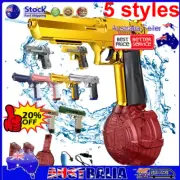 Summer Automatic Water Spray Gun Toy Super Revolver Blaster Electric Water Gun