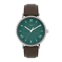 在飛比找momo購物網優惠-【TIMEX】天美時 Southview 41毫米綠色錶盤紳
