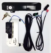 Tailgate Lock-Smart Lock Combo Standard - Gloss Black: Code J202 fits Tacoma