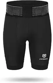 [SWORTS] Core Men's Running Compression Shorts, Premium Compression Shorts for Healthy Running (Short Tights)