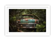 Vinatge car Framed Print