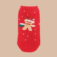 在飛比找momo購物網優惠-【WAJI 襪集】聖誕節主題襪-直版襪 雪球款-麋鹿(Mer