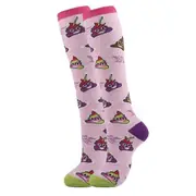 Rainbow Poo Knee Highs Socks