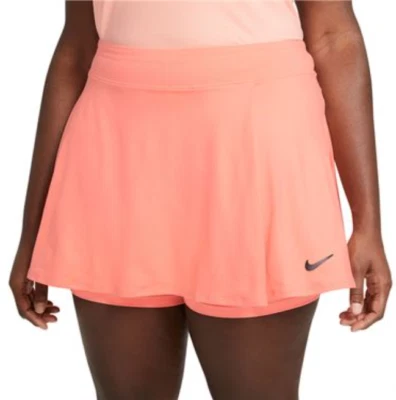 NWT$55 Nike Women's Court Tennis Victory Flouncy Skort Plus Size Pink 1X DB6604