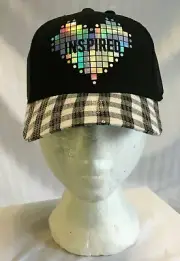 Mini Pop Kids Baseball Hat Holo Sequin INSPIRED Black Mad Engine New w/ Tags