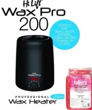 Hi Lift Wax Pro 200 Professional Wax Heater + Sicilian Berry Hot Wax Beads 1kg