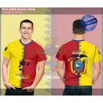 T 恤 BAJU WORLD CUP U-17 ECUADOR 2023 FULLPRINTING 男士藝術 22