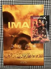 Dune Part 2 Movie IMAX Original Poster Print 11x17 AND ScreenX Mini Print
