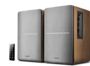 EDIFIER R1280DB Bluetooth Speakers – Teak Wood
