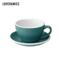 在飛比找樂天市場購物網優惠-【LOVERAMICS 愛陶樂 】Egg 拿鐵咖啡杯盤組 3