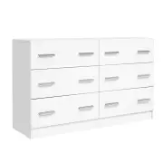 Artiss 6 Chest of Drawers - VEDA White