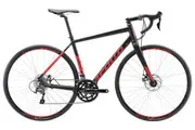 Apollo Giro 20 Endurance Alloy Road Bike Matte Black Red