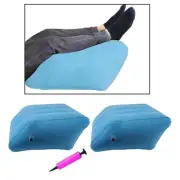 Portable Inflatable Back Leg Knee Rest Pillow Lightweight