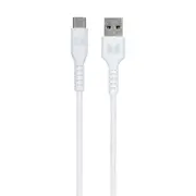 Monster TPE 1.2M USB-C to USB-A Phone Charging/Sync Power/Data Cable White