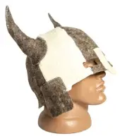 FELT HAT SAUNA Viking helmet Berserk Sea king Wool Valentine Day Sale