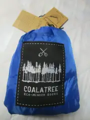 Coalatree Loafer Single Hammock w/ropes & carabiners Limited Edition Blue NEW