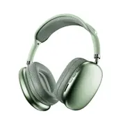 P9Promax Wireless Bluetooth Headset With Subwoofer (Cotton Headband+3 Buttons,Green)