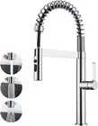 Pull Down Kitchen Mixer Taps High-arc Metal Pull-Out Sprayer Laundry Mixer Tap