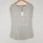 Seed Heritage Womens Size XS 8 Grey Slouch Classic Style T-Shirt Brand New Tags