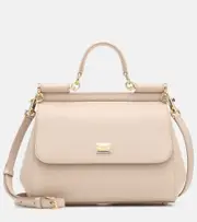 [Dolce & Gabbana] Dolce & Gabbana Sicily Medium leather shoulder bag One Size pink