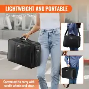 Professional Makeup Train Case with Adjustable Dividers, 3 Tiers, Black