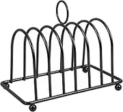 KOCKSHION Heavy Duty Stainless Steel Bread Stand Rack Multi Functional Toast Holder for Organized Storage Kitchen Tool for Daily Use for Slices and Books