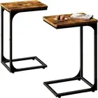 C Table Side Table Set of 2 Living Room Sets C Shaped Couch Tray End Tables Farm