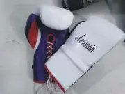 Real Leather Boxing Gloves Fight Punching Bag MMA Muay Thai Sparring Kickboxing