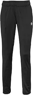 [UMBRO] Women's Track Pant 2.0 (Black/White, Small)
