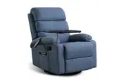 Levede Massage Chair 360 Swivel Blue