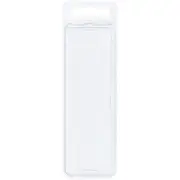 Collecting Warehouse Clear Plastic Clamshell Container 4.0625" x 1.1875" x 0.75"
