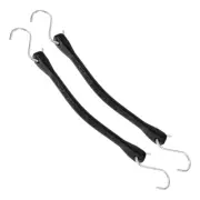 2 Pcs Bungee Cord Truck Cords Small Flat with Hooks Heavy Duty Outdoor