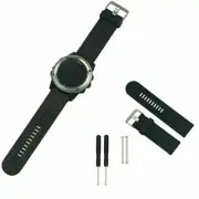 Watch Band Strap+Tools For Garmin Fenix 3 Fenix 2 Quatix 3 GPS Watch Silicone #