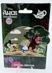 Alice Storybook Disney Jumbo Pin - Pink a la Mode - LE 300 NEW/SOLD OUT