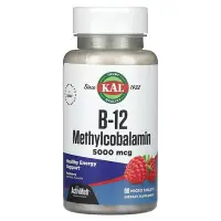 在飛比找iHerb優惠-[iHerb] KAL 超B-12甲基鈷胺素，紅莓，5000