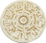 Star Pendulum Board Wooden Dowsing Divination Board round Metaphysical Message B