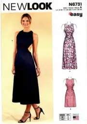 New Look N6731 Dresses Misses Sewing Pattern Uncut Size 6-18