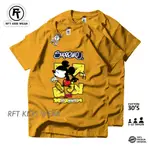 RFT KIDS WEAR T 恤男孩女孩 OFF SUPREME 材料棉精梳 30 年代 1-12 歲 A140