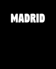 Madrid: A Home Design decorative book for coffee tables, shelves, end tables, and interior design styling - Housewarming Gift Decorum - stack decor ... any room in home (Fashion City Black Cover)