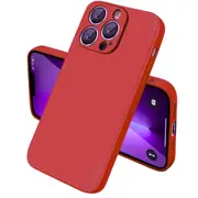 MCC iPhone 12 Pro Soft Liquid Silicone Shockproof Case Cover Apple 12Pro [Red]