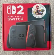 New Nintendo Switch 2 Console Bundle w/ Mario Kart World 4K HDR 256GB Joy-Con 2
