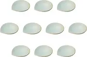 Set of 10 Moa Light Blue Petite Plates, 2.8 x 2.4 x 0.6 inches (7 x 6 x 1.5 cm) | Setomonohonpo