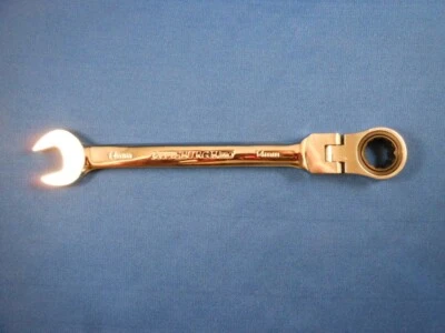 New PITTSBURGH PRO 14mm Metric Ratcheting Flex Head Combination Ratchet Wrench