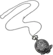 [TOKIDNY] Fashion Pocket Watch Vintage Watch Watches Digital Watch The Watche Retro Compass Watch Antique Compass Watch for Outdoor Professional Metal Compass Watch Small Zinc Alloy Black