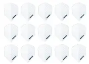 5 Sets Harrows Dimplex Standard Dart Flights - Ships w/ Tracking - White